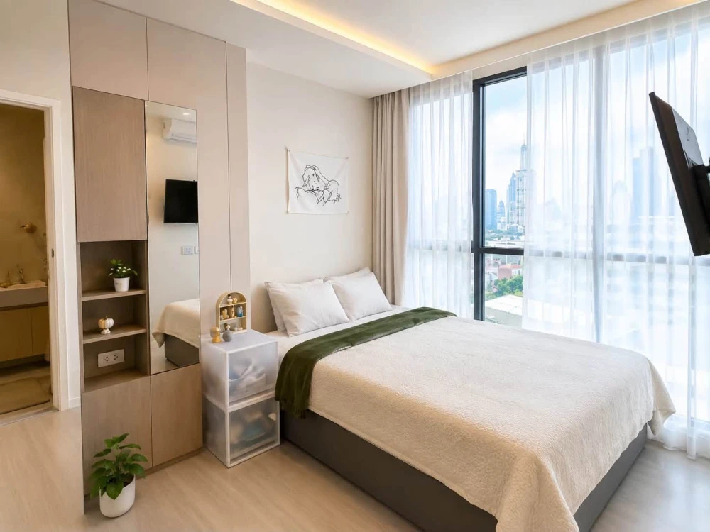 ขาย Vtara Sukhumvit 36 ห้องสวยมาก ตกแต่งพร้อมอยู่ สไตล์ Japandi อบอุ่น ดูแพงกว่าราคา