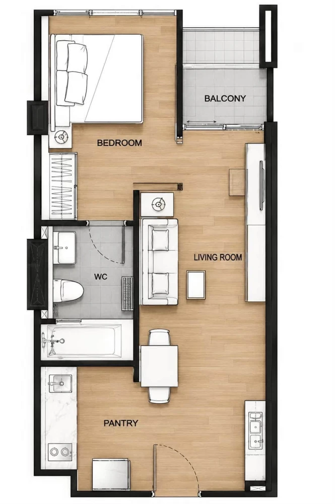 ขาย Vtara Sukhumvit 36 ห้องสวยมาก ตกแต่งพร้อมอยู่ สไตล์ Japandi อบอุ่น ดูแพงกว่าราคา