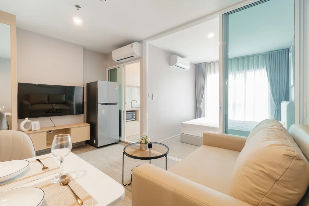 คอนโดให้เช่า รีเจ้นท์โฮม บางนา ชั้น 21 วิวโค้งน้ำบางกระเจ้า แม่น้ำเจ้าพระยา แต่งพร้อมอยู่ มาจองเลย อย่ารอช้า