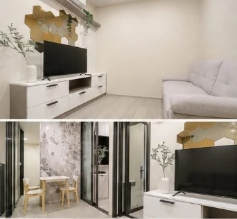 ปล่อยเช่าคอนโด ASPIRE Onnut Station ห้องแต่งน่าอยู่ Built-in เฟอร์นิเจอร์ครบ ห้องพร้อมเข้าอยู่ บรรยากาศดี อยู่ชั้นสูง ย้ายด่วน