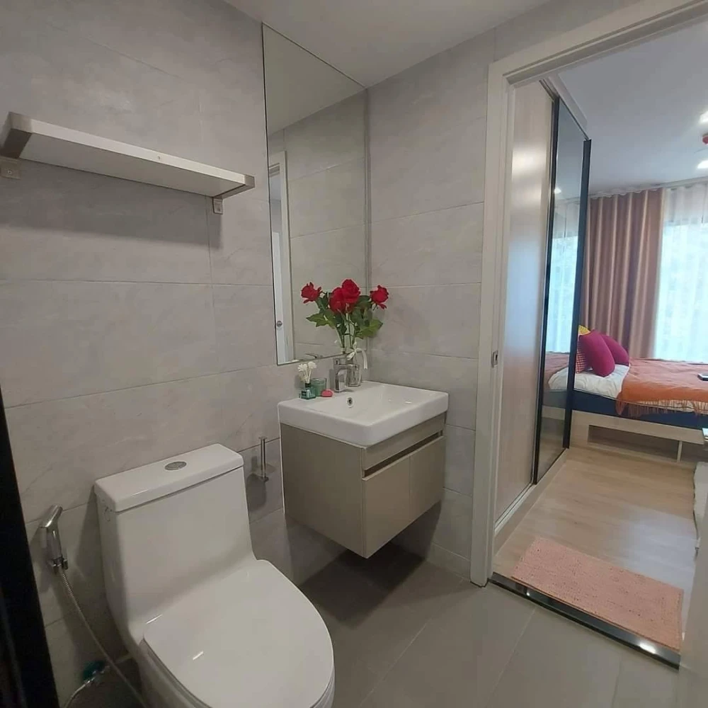 ปล่อยเช่าคอนโด Atmoz flow minburi 1 bedroom Extra แต่งพร้อมอยู่ สะดวกครบจบที่นี่ อย่าพลาด