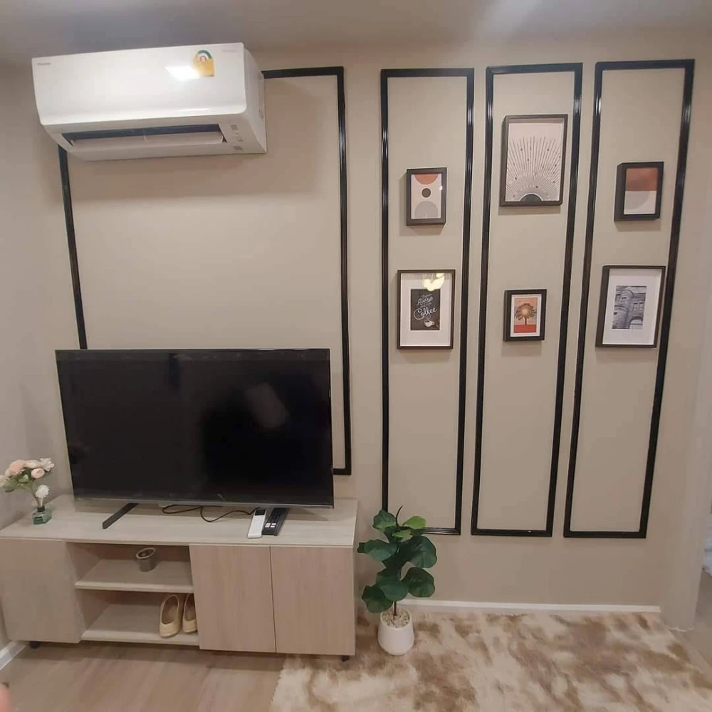 ปล่อยเช่าคอนโด Atmoz flow minburi 1 bedroom Extra แต่งพร้อมอยู่ สะดวกครบจบที่นี่ อย่าพลาด