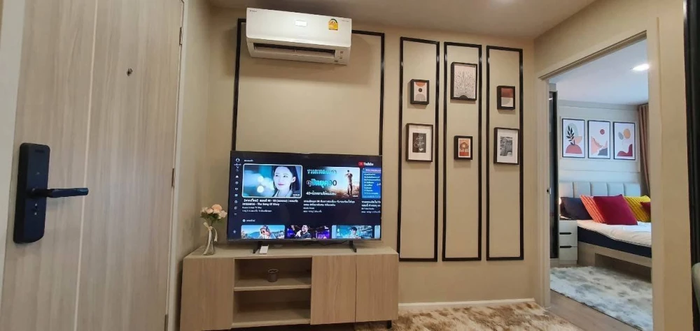 ปล่อยเช่าคอนโด Atmoz flow minburi 1 bedroom Extra แต่งพร้อมอยู่ สะดวกครบจบที่นี่ อย่าพลาด