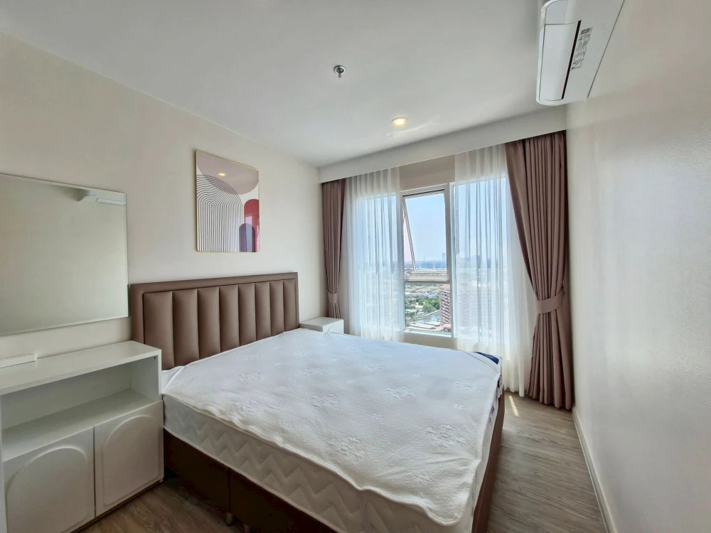 ปล่อยเช่าคอนโด Regent Home บางนา กั้นห้องเป็นสัดส่วน ตกแต่ง built in ห้องทาสีอ่อน สบายตา เฟอร์นิเจอร์ครบ จองเลย