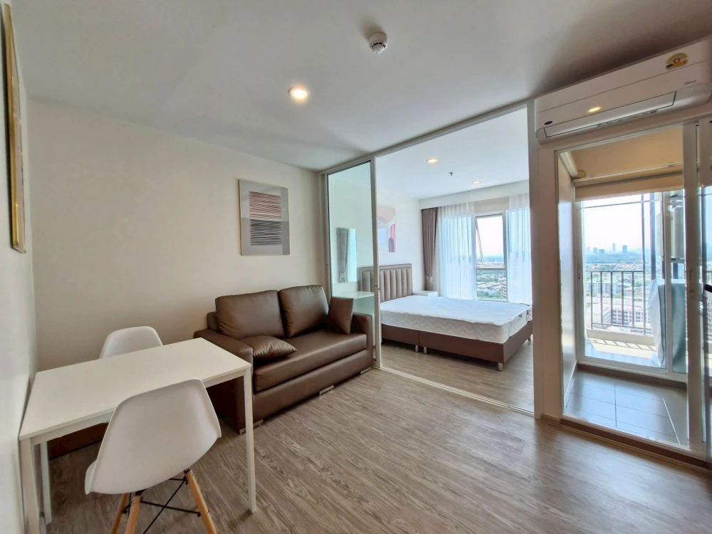 ปล่อยเช่าคอนโด Regent Home บางนา กั้นห้องเป็นสัดส่วน ตกแต่ง built in ห้องทาสีอ่อน สบายตา เฟอร์นิเจอร์ครบ จองเลย