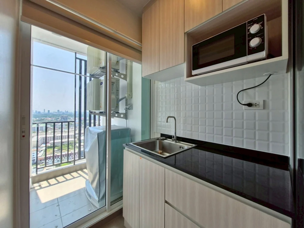 ปล่อยเช่าคอนโด Regent Home บางนา กั้นห้องเป็นสัดส่วน ตกแต่ง built in ห้องทาสีอ่อน สบายตา เฟอร์นิเจอร์ครบ จองเลย