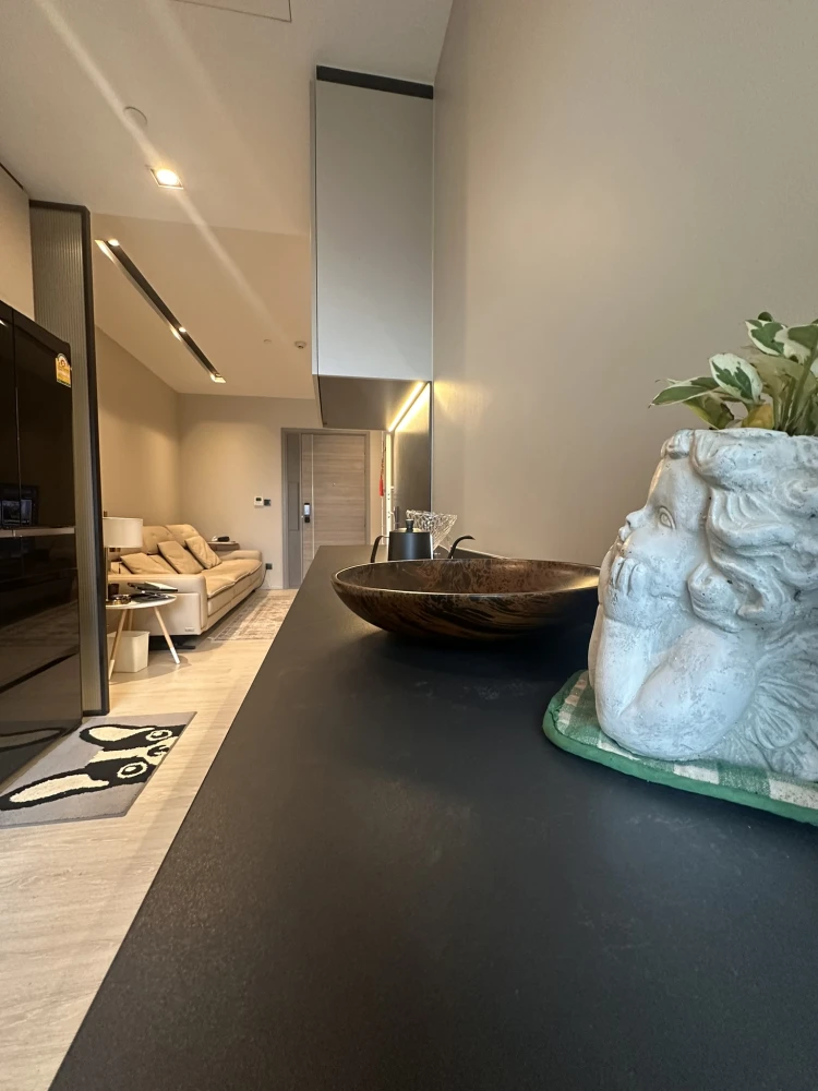 ปล่อยเช่าคอนโด The Room Sukhumvit 38 ห้องสวย ชั้น 15 ชั้นสวนกลางติดสวน วิวสวนและแม่น้ำเจ้าพระยา เงียบสงบ เป็นส่วนตัว จองเลย