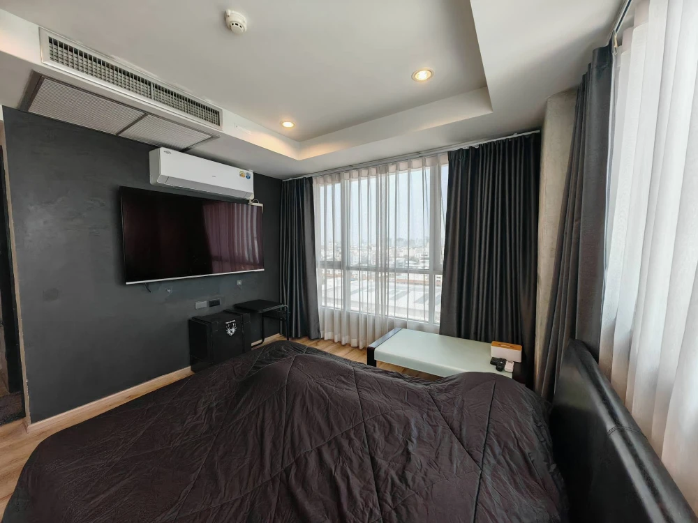 ปล่อยเช่า คอนโดแต่งครบสไตล์ Industrial Loft พร้อมเข้าอยู่ ​ Inspire Place Rama 9 ​ห้องมุม ลมดี วิวสวย พร้อมหิ้วกระเป๋าเข้าอยู่ได้เลย