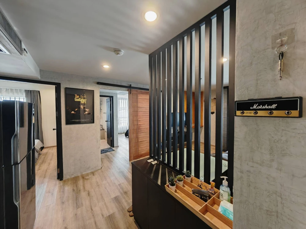 ปล่อยเช่า คอนโดแต่งครบสไตล์ Industrial Loft พร้อมเข้าอยู่ ​ Inspire Place Rama 9 ​ห้องมุม ลมดี วิวสวย พร้อมหิ้วกระเป๋าเข้าอยู่ได้เลย