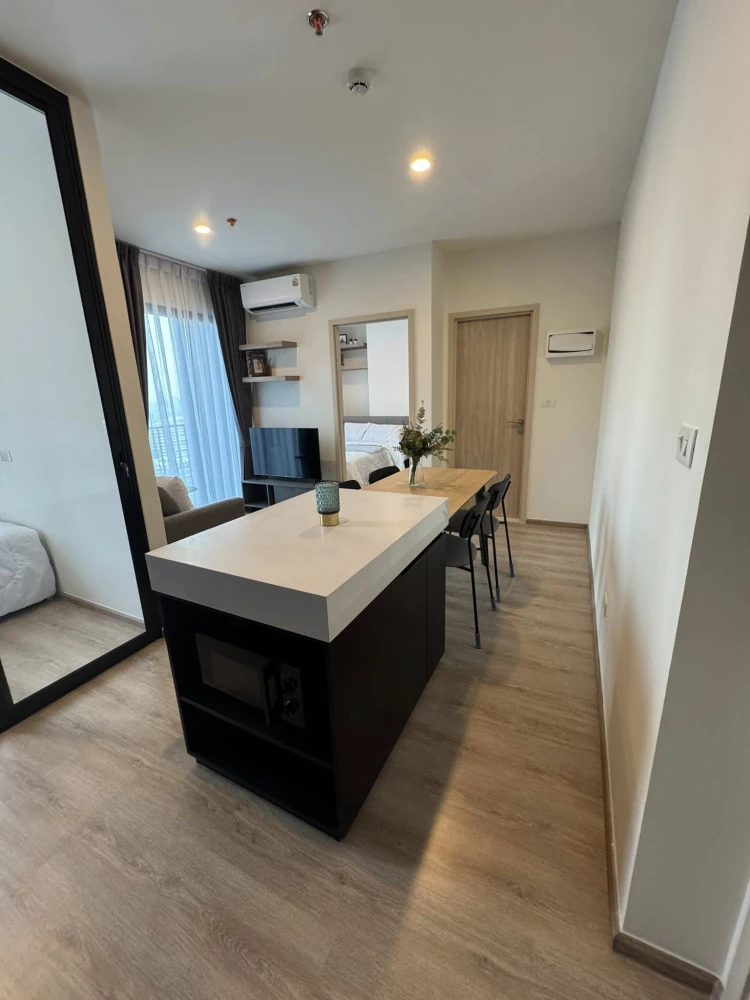 ปล่อยเช่า คอนโด Nue District R9 ห้องพร้อมอยู่ เฟอร์ เครื่องใช้ไฟฟ้าครบ ลากกระเป๋าเข้าอยู่ได้เลย รีบมาจอง