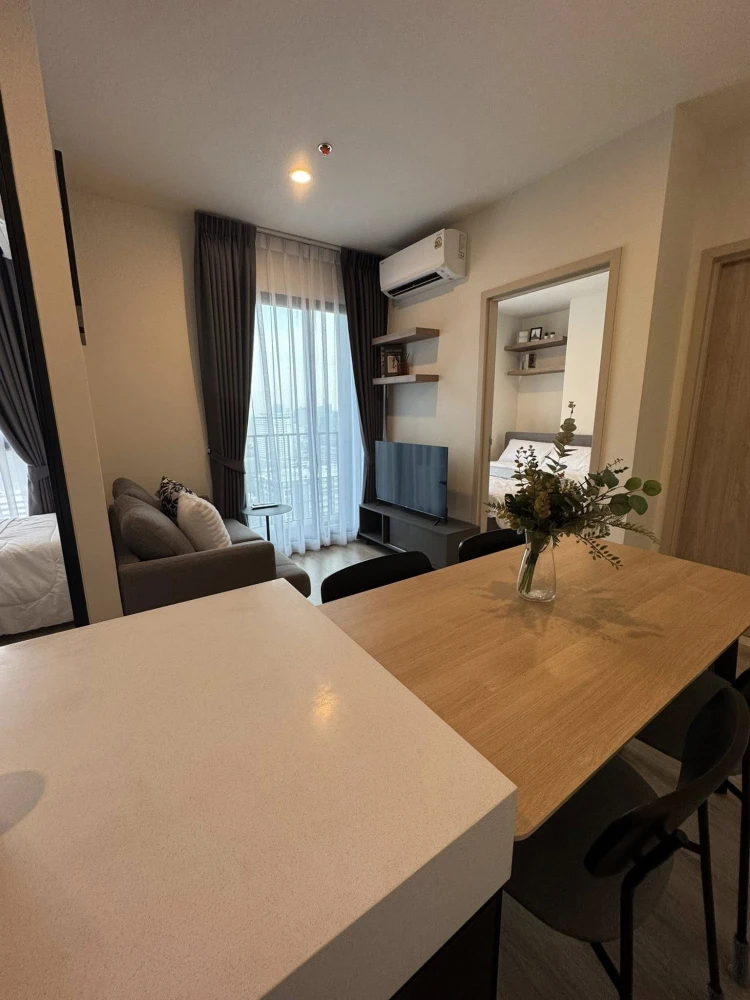 ปล่อยเช่า คอนโด Nue District R9 ห้องพร้อมอยู่ เฟอร์ เครื่องใช้ไฟฟ้าครบ ลากกระเป๋าเข้าอยู่ได้เลย รีบมาจอง