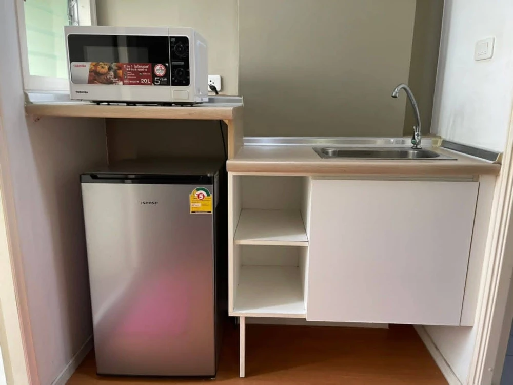 ปล่อยเช่า คอนโ ดลุมพินี ร่มเกล้า-สุวรรณภูมิ ห้องสตูดิโอ ชั้น 2 ไม่สูง ราคาอย่างคุ้ม พลาดแล้วจะเสียดายทีหลัง