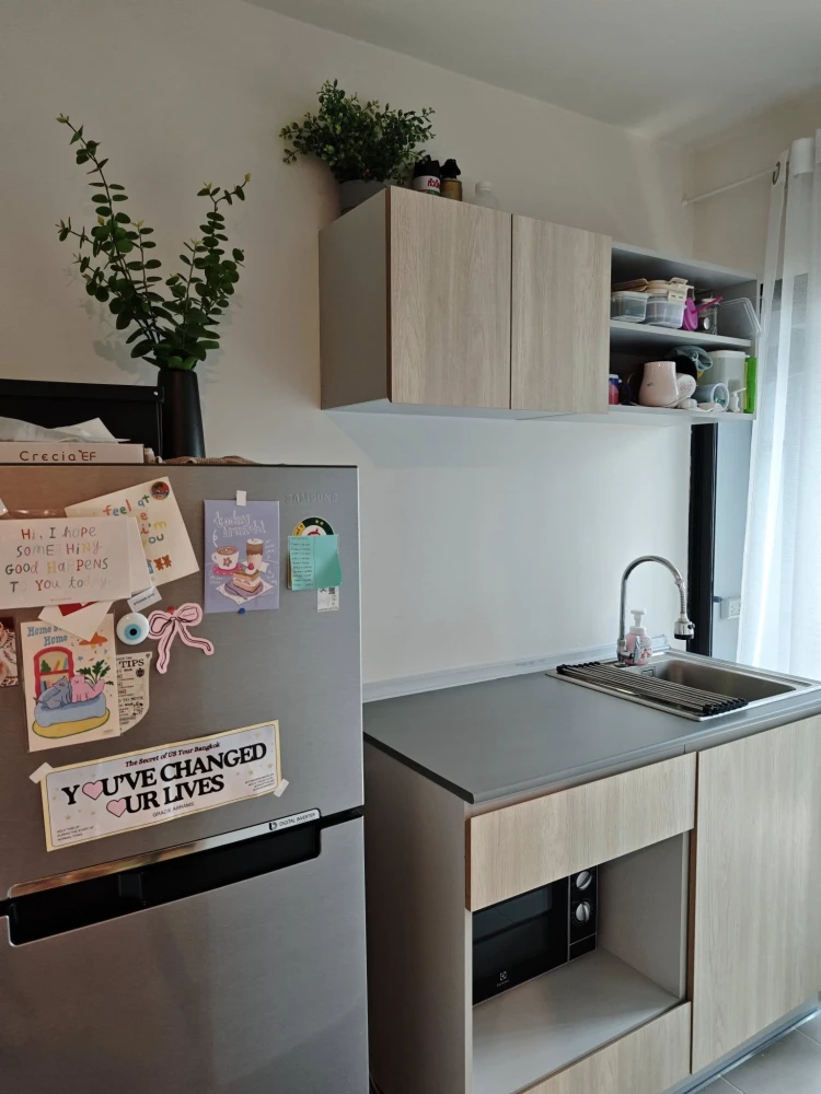 ปล่อยเช่า Condo Me อ่อนนุช-พระราม9 ชั้น1 ทิศเหนือ ตอนบ่ายแดดร่มไม่ร้อน ครบจบที่นี่ จองเลย