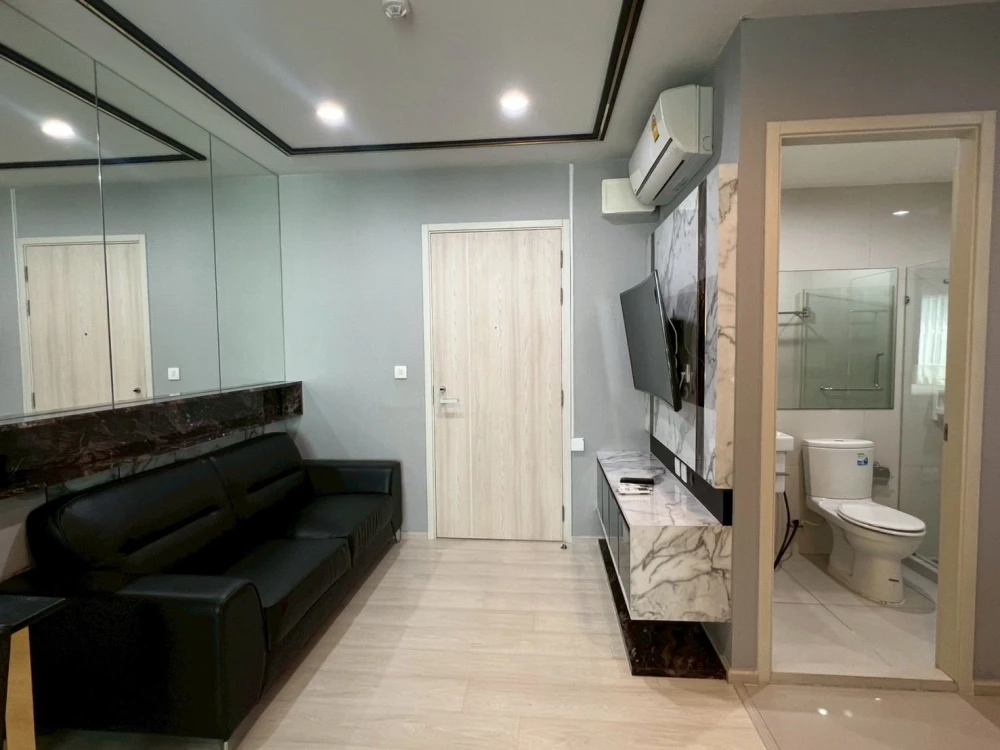 ปล่อยเช่า Life Asoke ห้องสวยมากก โทนหินอ่อนเรียบหรู ถ่ายรูปขึ้นสุด ๆ ครัวบิวท์อินครบ(สวยมาก) จองเลย