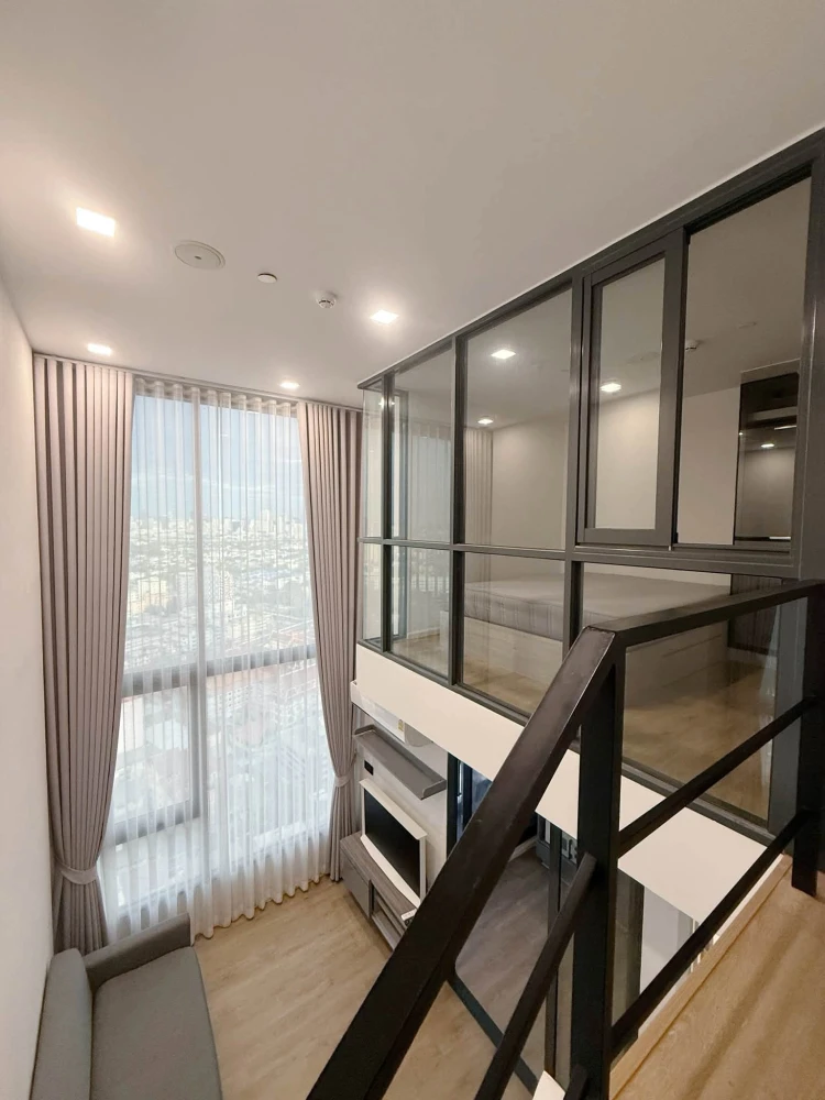 ปล่อยเช่า Modiz Rhyme Ramkhamhaeng Duplex 2 ชั้น ห้องมุม ชั้น 28 วิวเมืองสวย มาจองได้แล้ว อย่ารอช้า