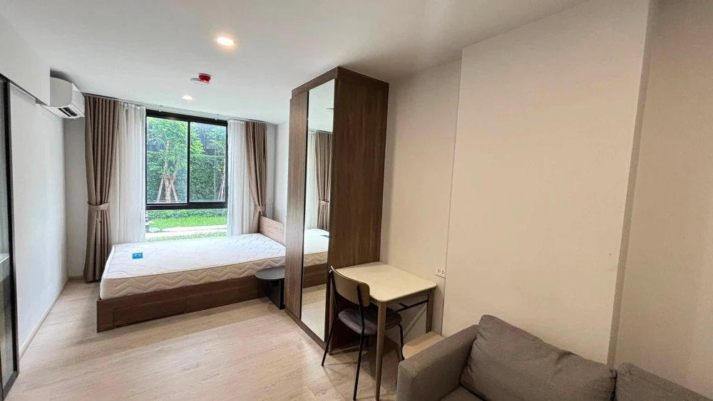 ปล่อยเช่า Nue core Khukhot Station ห้อง studio ชั้น 1 private garden ราคาคุ้ม รีบมาจองเลย อย่าพลาด