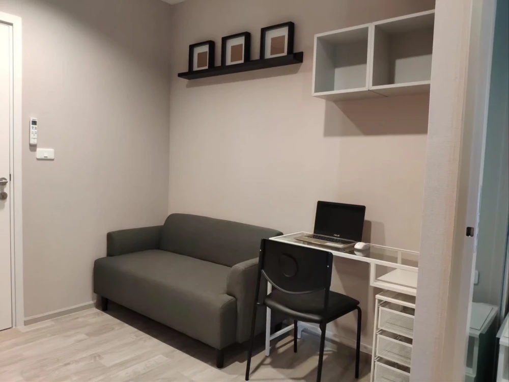 ปล่อยเช่า Plum Condo Ramkhamhaeng Station ห้องพร้อมอยู่ เฟอร์ เครื่องใช้ไฟฟ้าครบ มาแต่ตัวเข้าอยู่ได้เลย