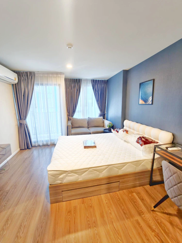 ปล่อยเช่า The origin รามอินทรา 83 ห้องพร้อมอยู่ เฟอร์ เครื่องใช้ไฟฟ้าครบ ลากกระเป๋าเข้าอยู่ได้เลย