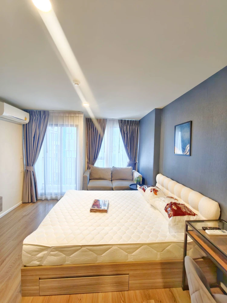 ปล่อยเช่า The origin รามอินทรา 83 ห้องพร้อมอยู่ เฟอร์ เครื่องใช้ไฟฟ้าครบ ลากกระเป๋าเข้าอยู่ได้เลย