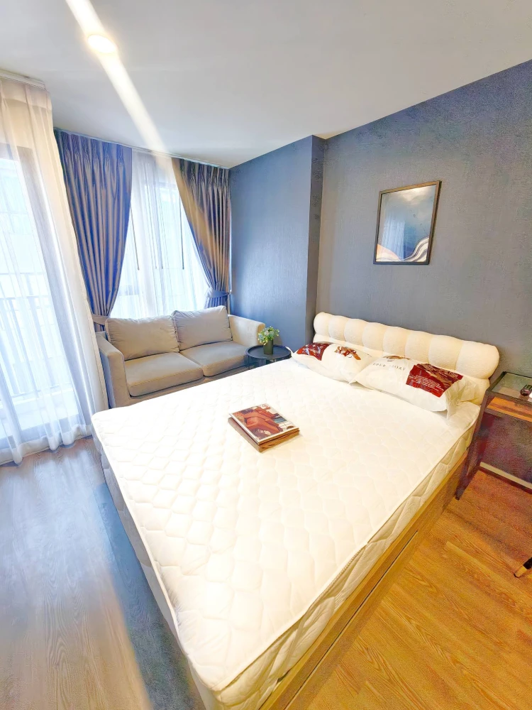 ปล่อยเช่า The origin รามอินทรา 83 ห้องพร้อมอยู่ เฟอร์ เครื่องใช้ไฟฟ้าครบ ลากกระเป๋าเข้าอยู่ได้เลย