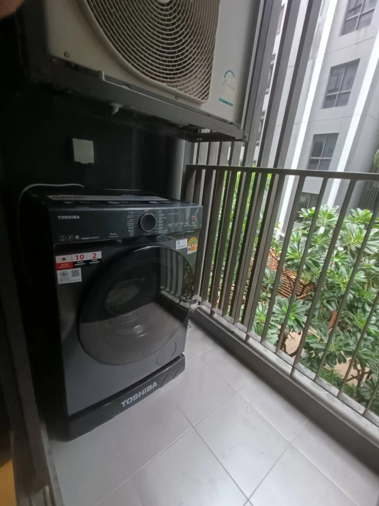 สุดปัง ให้เช่าคอนโด The Politan Breeze ห้องตกแต่งสวย 30ตรม. เฟอร์แน่น หิ้วกระเป๋าเข้าอยู่ได้เลย ด่วน