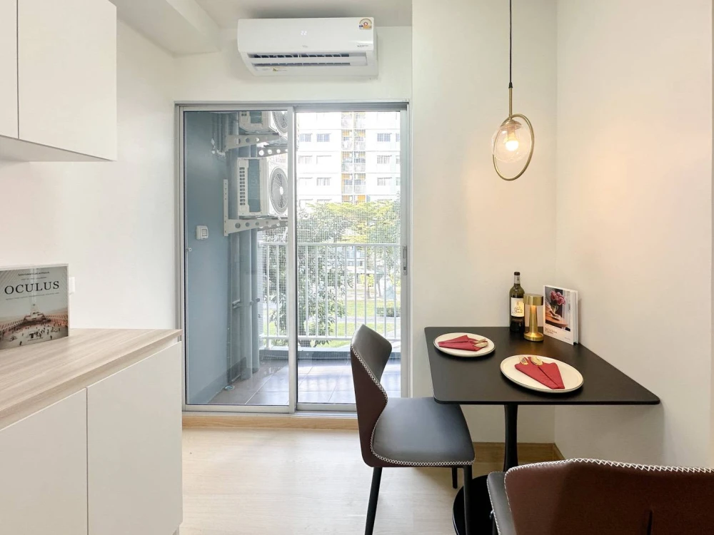 ห้องมาใหม่ พลัม รังสิต ทำห้องใหม่หมด ราคาดีมากก วิวสวน เห็นสระ