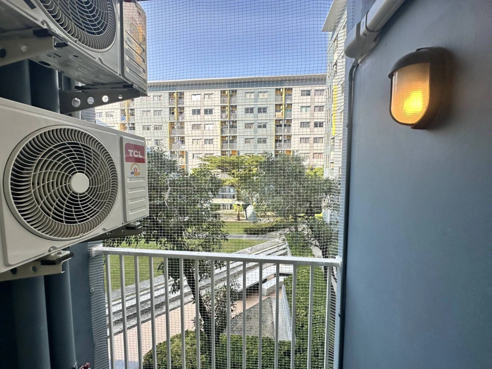 ห้องมาใหม่ พลัม รังสิต ทำห้องใหม่หมด ราคาดีมากก วิวสวน เห็นสระ