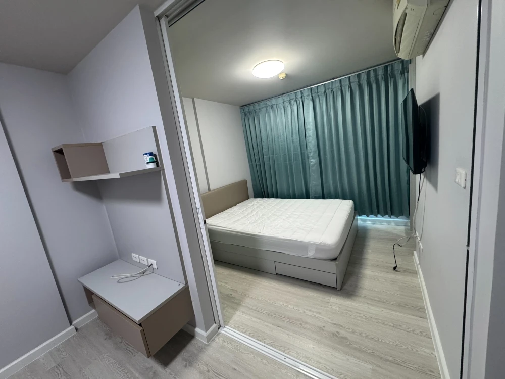 ให้เช่า D Condo รามคำแหง พร้อมเข้าอยู่ ชั้น 3 วิว สระว่ายน้ำ ห้องรับแดดยามเช้า มีเครื่องซักผ้าในตัว