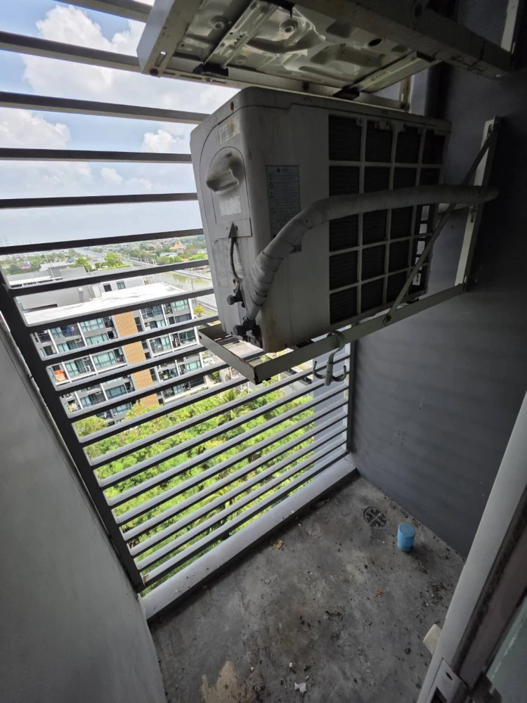 ให้เช่าคอนโดกรีนเน่ แจ้งวัฒนะ 1 ห้องนอน 33 ตร.ม. ทิศเหนือ ไม่ร้อน วิวคลองประปา พร้อมเข้าอยู่ได้เลย