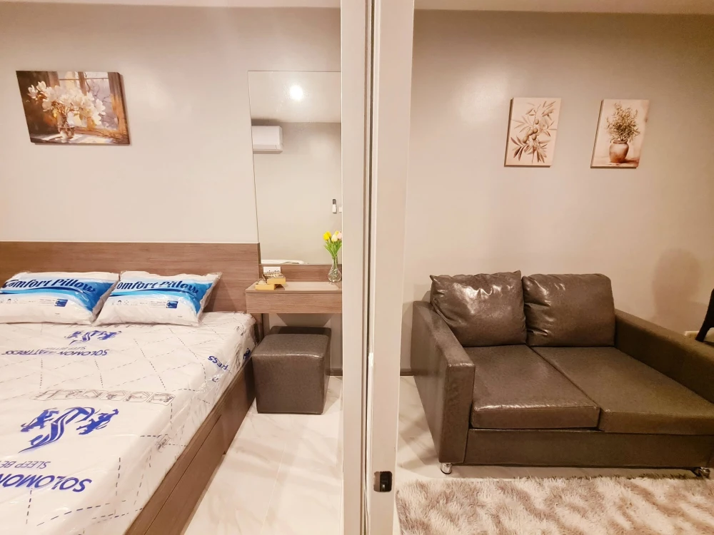 ให้เช่าคอนโดด่วนๆ Regent Home Bangna ห้องโปร่ง วิวโล่ง บรรยากาศดี สิ่งอำนวยความสะดวกครบ หิ้วกระเป๋าเข้าอยู่ได้เลย
