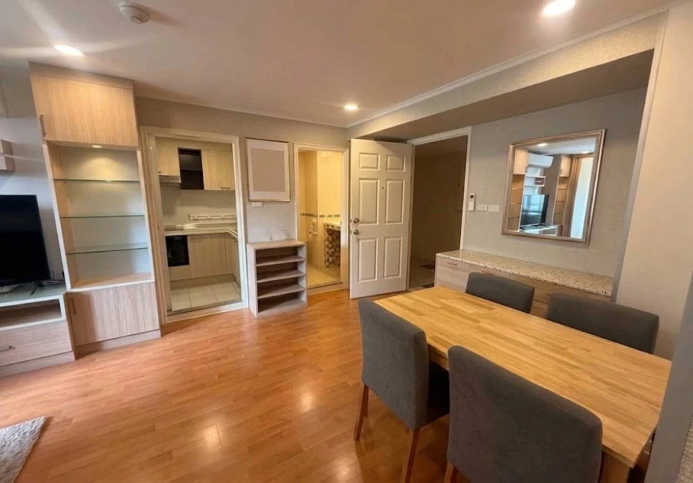 ให้เช่าคอนโดลุมพินี วิลล์ ศูนย์วัฒนธรรม 2 Bed 2 Bath ใหญ่จุใจ บิลท์อินยกห้อง สวยสง่า แต่งครบพร้อมเข้าอยู่ จองเลย
