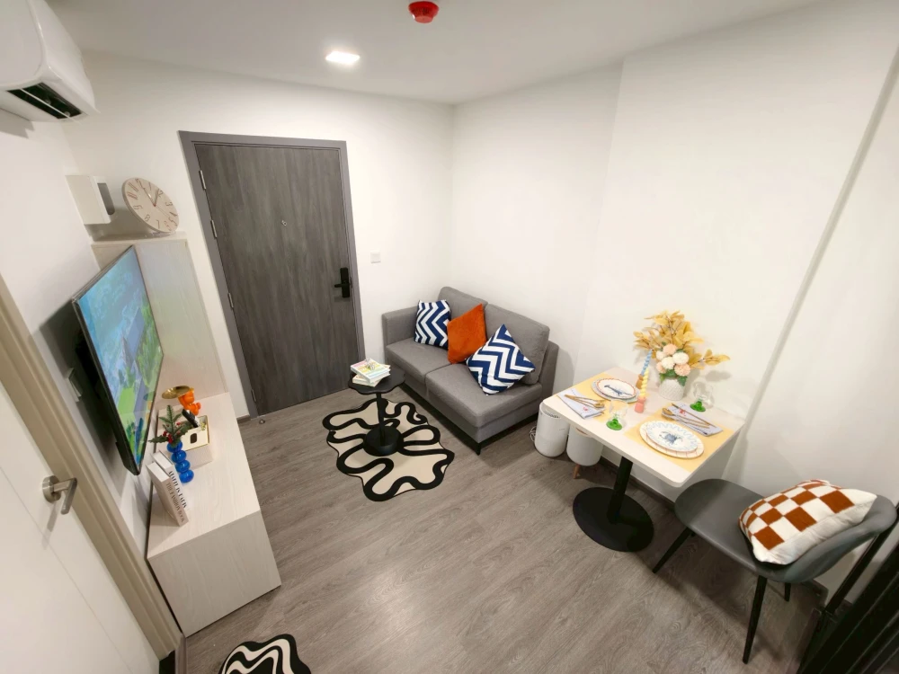 ให้เช่าคอนโดใหม่แกะกล่อง ฟังก์ชัน 1 Bed Extra ตึก D ชั้น 7 วิวสระสวยจัดเต็ม ใกล้ ม.ธรรมศาสตร์ รังสิต | ✨ Kave Wonderland (เคฟ วันเดอร์แลนด์)