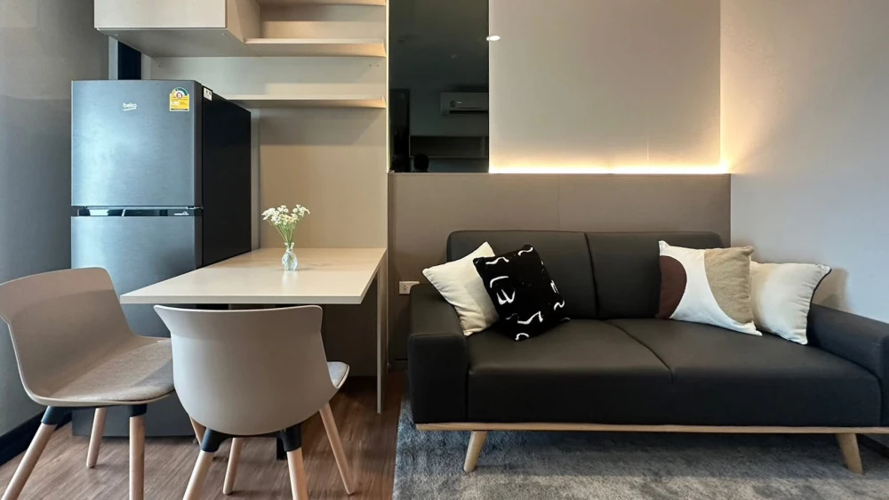 ให้เช่าคอนโด ดิ ออริจิ้น ราม 209 อินเตอร์เชนจ์  1 Bedroom Plus ชั้น 14 ตกแต่งพร้อมเครื่องใช้ไฟฟ้าครบ รีบจอง