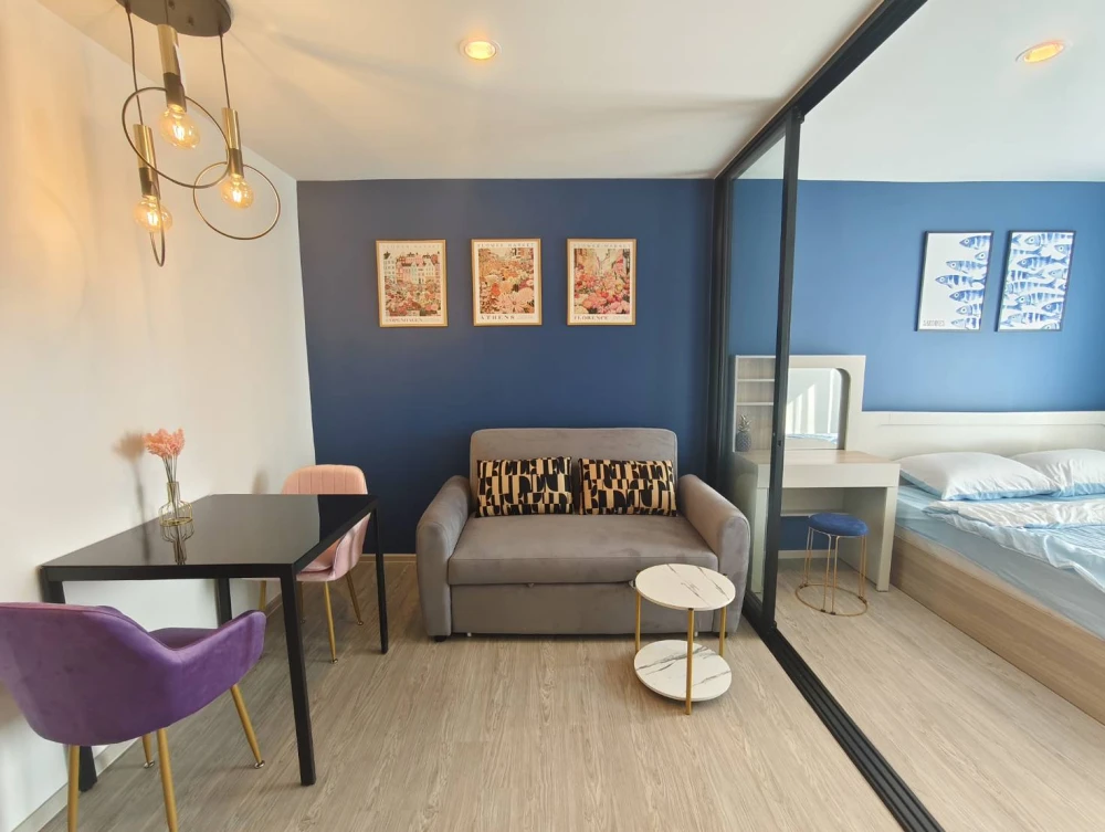 ให้เช่าคอนโด  รีเจ้นท์โฮม บางนา ห้องแต่งพร้อมอยู่ ชั้น 12 ได้วิวสูง ราคาไม่แรง ครบจบที่เดียว มาจอเงลย อย่าพลาด