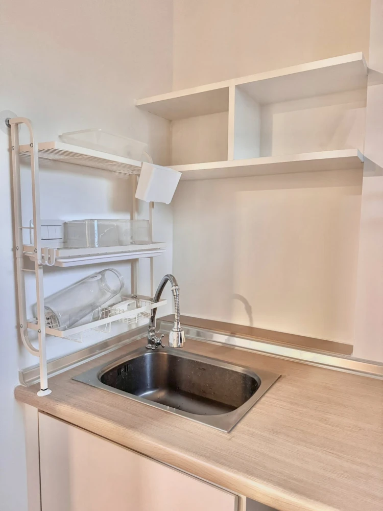 ให้เช่าคอนโด ลุมพินีวิลล์ อ่อนนุช-พัฒนาการ ห้องน่าอยู่ กั้นแยกเป็นสัดส่วน แบ่งโซนลงตัว มาจองเลย อย่าพลาด