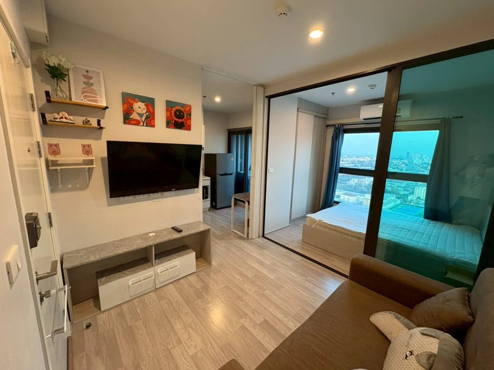 ให้เช่าคอนโด เดอะ ไพรเวซี่ พระราม9 ห้องน่าอยู่ เฟอร์ เครื่องใช้ไฟฟ้าครบ ลากกระเป๋าเข้าอยู่ ได้เลย อย่ารอช้า