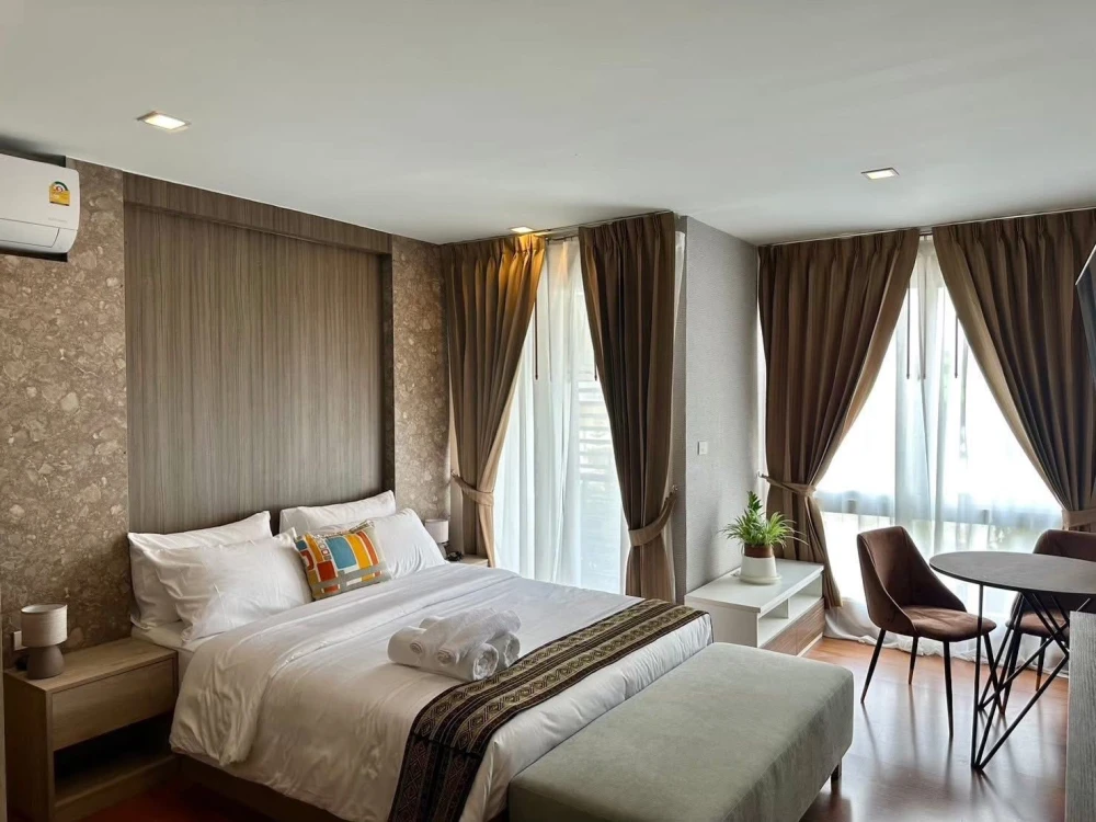 ให้เช่าคอนโด Airlink Residence ร่มเกล้า ห้องแต่งน่าอยู่ สิ่งอำนวยความสะดวกพร้อม พลาดแล้วจะเสียดายทีหลัง