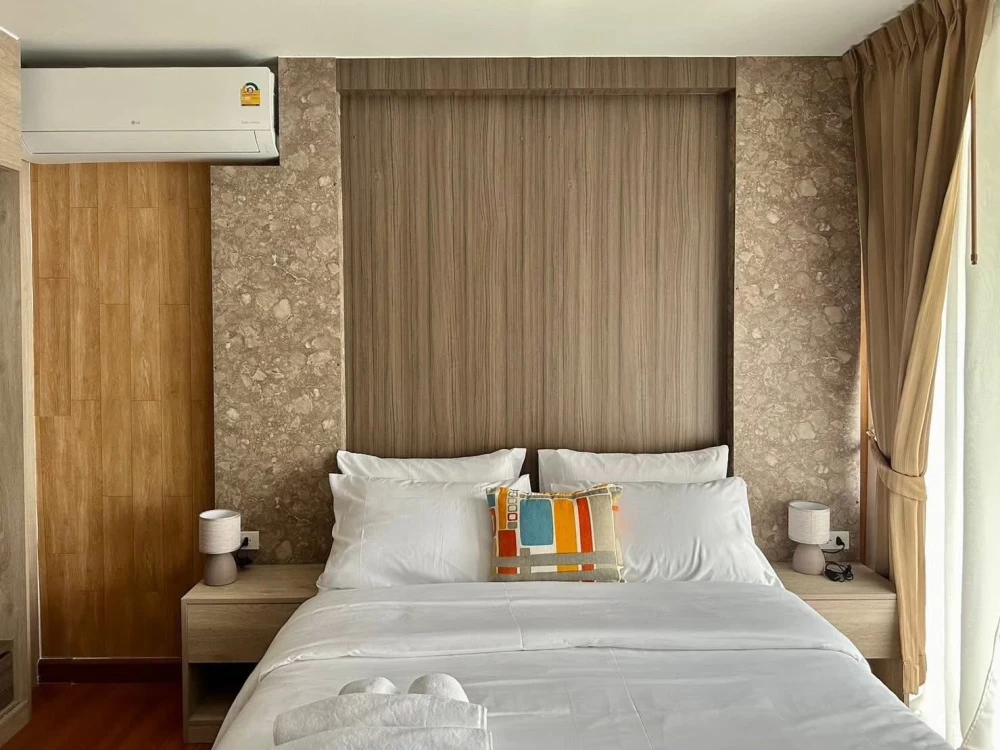 ให้เช่าคอนโด Airlink Residence ร่มเกล้า ห้องแต่งน่าอยู่ สิ่งอำนวยความสะดวกพร้อม พลาดแล้วจะเสียดายทีหลัง