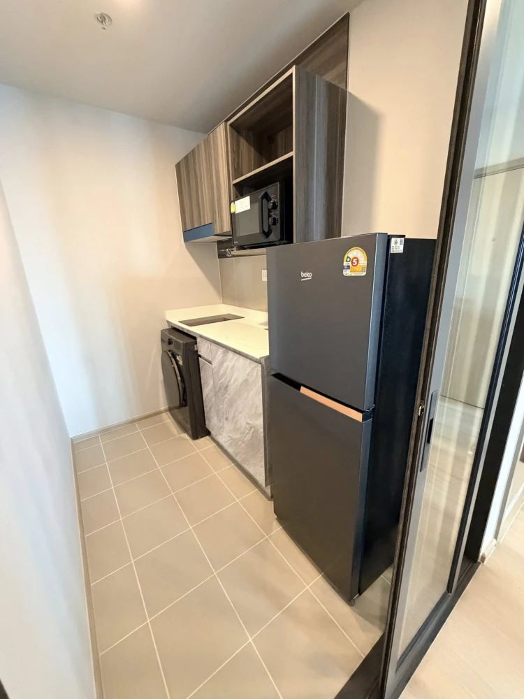 ให้เช่าคอนโด Aspire Onnut Station ห้องหัวมุมเงียบสงบไม่ติดห้องอื่น ฟอร์นิเจอร์ Built-in ดีไซน์สวย ทันสมัย ทุกพื้นที่ใช้งานได้จริง