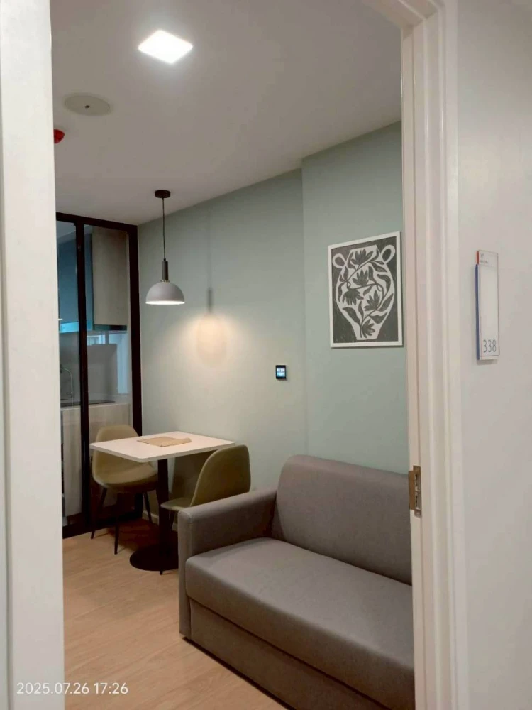 ให้เช่าคอนโด Atmoz Kanaal Rangsit ชั้น5 เฟอร์นิเจอร์ครบ ห้องพร้อมเข้าอยู่