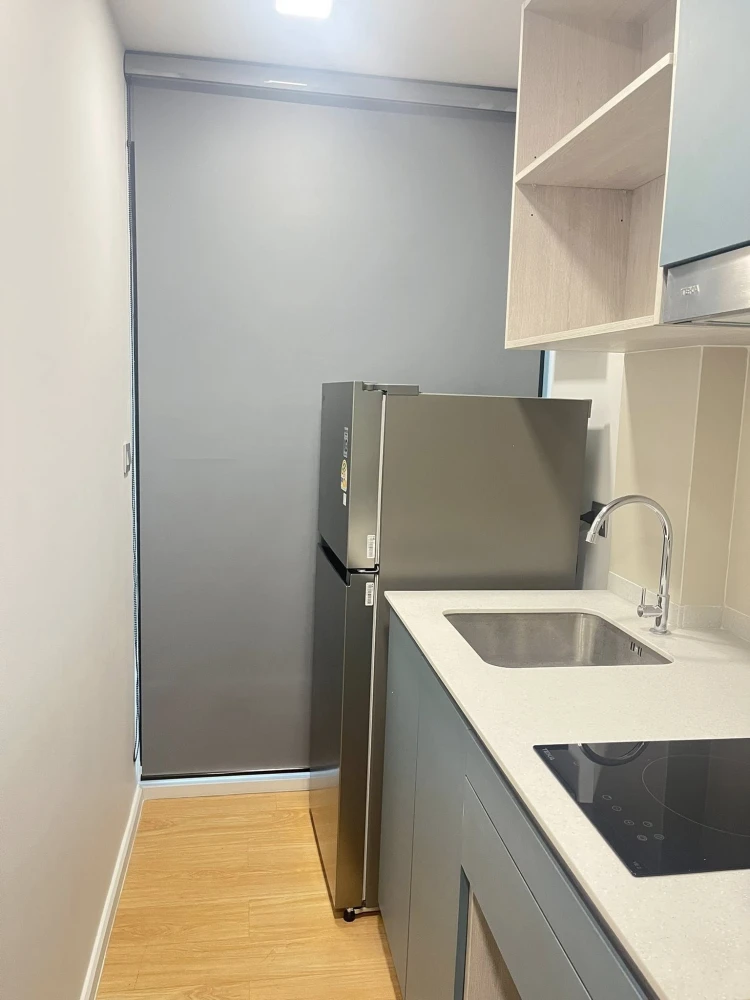 ให้เช่าคอนโด Atmoz Kanaal Rangsit ห้องน่าอยู่ เฟอร์ เครื่องใช้ไฟฟ้าครบ ลากกระเป๋าเข้าอยู่ได้เลย