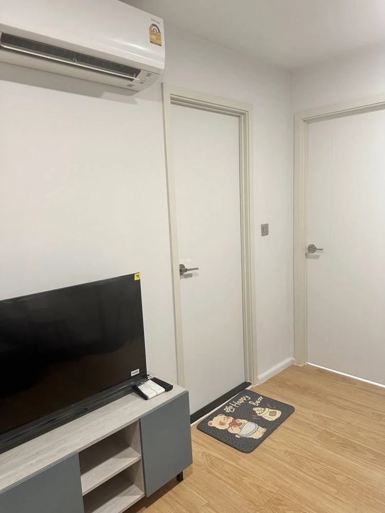 ให้เช่าคอนโด Atmoz Kanaal Rangsit ห้องน่าอยู่ เฟอร์ เครื่องใช้ไฟฟ้าครบ ลากกระเป๋าเข้าอยู่ได้เลย