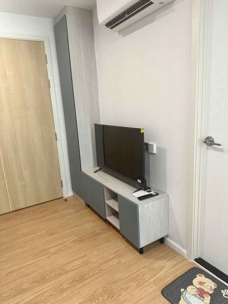 ให้เช่าคอนโด Atmoz Kanaal Rangsit ห้องน่าอยู่ เฟอร์ เครื่องใช้ไฟฟ้าครบ ลากกระเป๋าเข้าอยู่ได้เลย