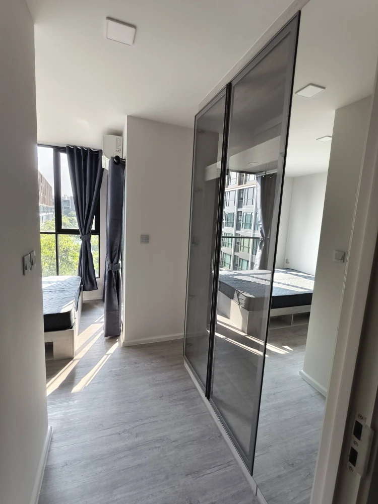 ให้เช่าคอนโด Atmoz Tropicana Bangna ห้องน่าอยู่ กั้นแยกเป็นสัดส่วน แบ่งโซนชัดเจน จองเลย อย่ารอช้า