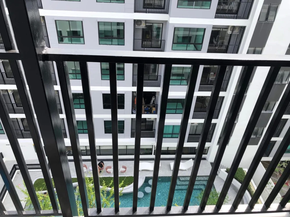 ให้เช่าคอนโด Flexi Suksawat ห้องพร้อมอยู่ เฟอร์ เครื่องใช้ไฟฟ้าครบ มาแต่ตัวเข้าอยู่ได้เลย อย่าพลาด