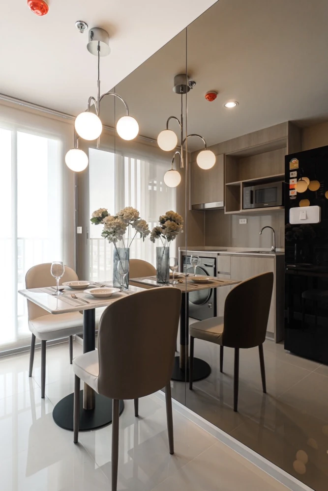 ให้เช่าคอนโด Ideo Charan 70 - Riverview ห้องแต่งน่าอยู่ เฟอร์ เครื่องใช้ไฟฟ้าครบ มาแต่ตัวเข้าอยู่ได้เลย