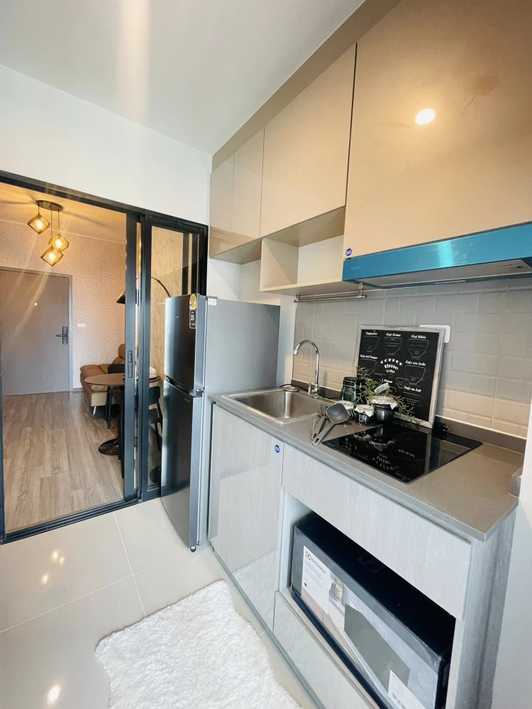 ให้เช่าคอนโด Ideo Ramkhamhaeng - Lam Sali Station ห้องแต่งน่าอยู่ สิ่งอำนวยความสะดวกครบ มาแต่ตัวเข้าอยู่ได้เลย