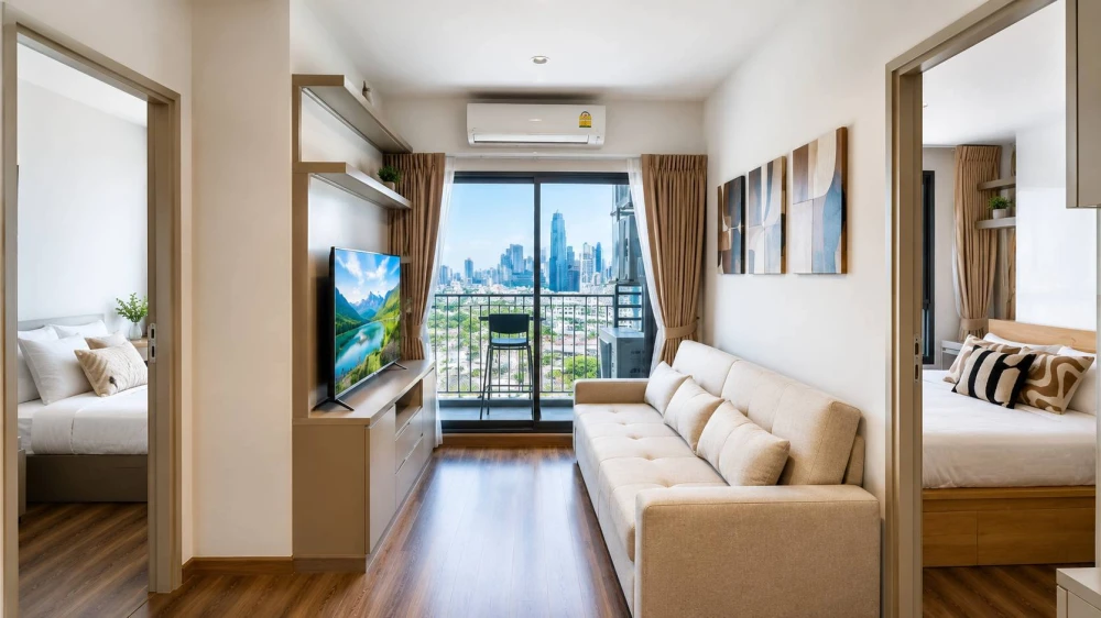 ให้เช่าคอนโด Ideo Sukhumvit 93 ห้องมุม เงียบ เป็นส่วนตัว วิวเมืองสวย เฟอร์นิเจอร์ครบ ตกแต่งสวย พร้อมอยู่