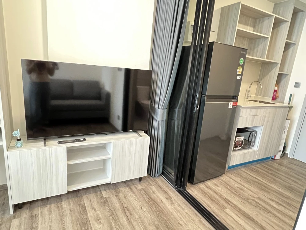 ให้เช่าคอนโด Kave Embryo Rangsit ห้องสตูดิโอ ชั้น 2 เฟอร์ เครื่องใช้ไฟฟ้าครบ ราคาดี ไม่จองแล้วจะเสียดาย