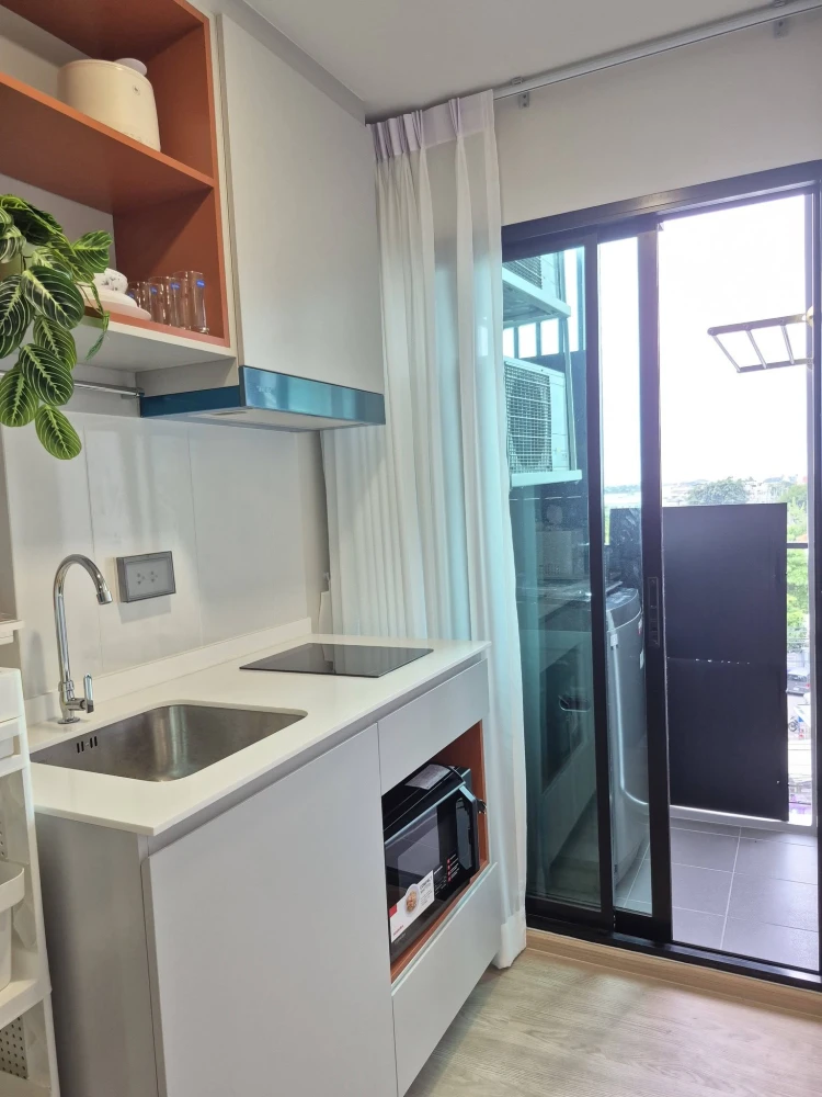 ให้เช่าคอนโด Kave Luminous บางมด  1 Bedroom Exclusive ชั้น 6 วิวหน้าคอนโด ลมเย็น สบาย ครบจบที่นี่ จองเลย